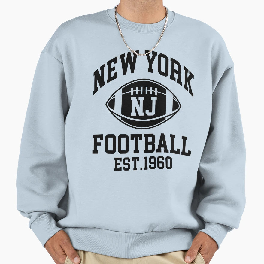 New York Football New Jersey Sweatshirt - Unique Graphic for Adults - T-Shirt, Sweatshirt, Hoodie