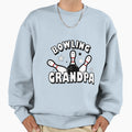 Bowling Grandpa Sweatshirt - Minimalist Print for Adults - T-Shirt, Sweatshirt, Hoodie