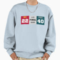 Super Bowl Score Sweatshirt - Minimalist Print for Adults - T-Shirt, Sweatshirt, Hoodie