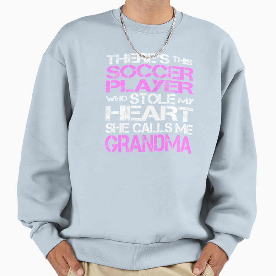 Theres This Soccer Player Who Sweatshirt - Custom Art Print for Adults - T-Shirt, Sweatshirt, Hoodie