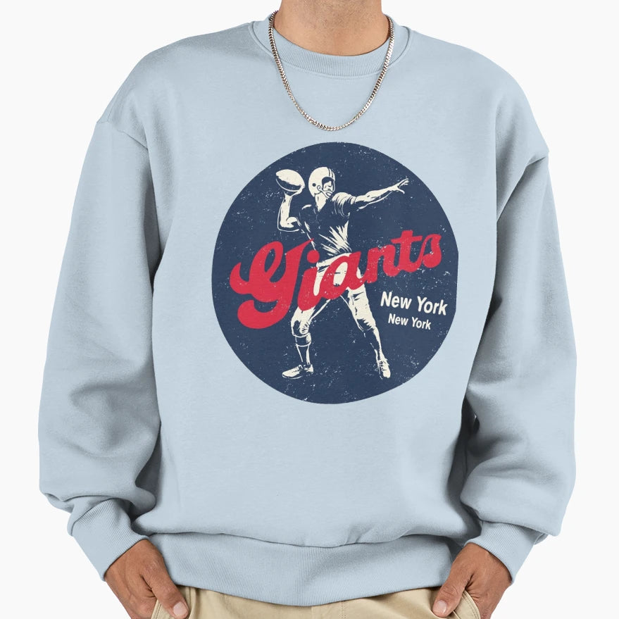 Art New York Giants Sweatshirt - Novelty Apparel for Adults - T-Shirt, Sweatshirt, Hoodie