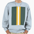 American Football Stripes Green Sweatshirt - Custom Art Print Men Women - T-Shirt, Sweatshirt, Hoodie
