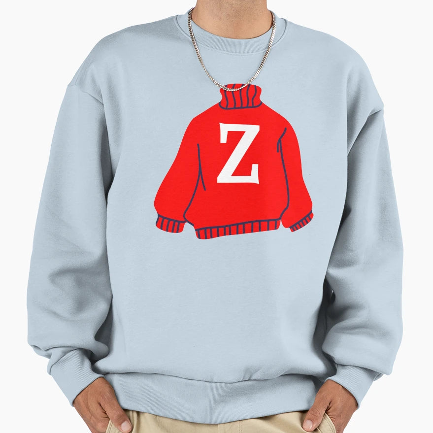Letter Sweatshirt - Fun Novelty Design Men Women - T-Shirt, Sweatshirt, Hoodie