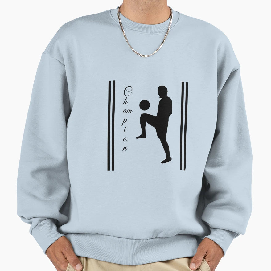 Champion Sweatshirt - Aesthetic Graphic for Adults - T-Shirt, Sweatshirt, Hoodie