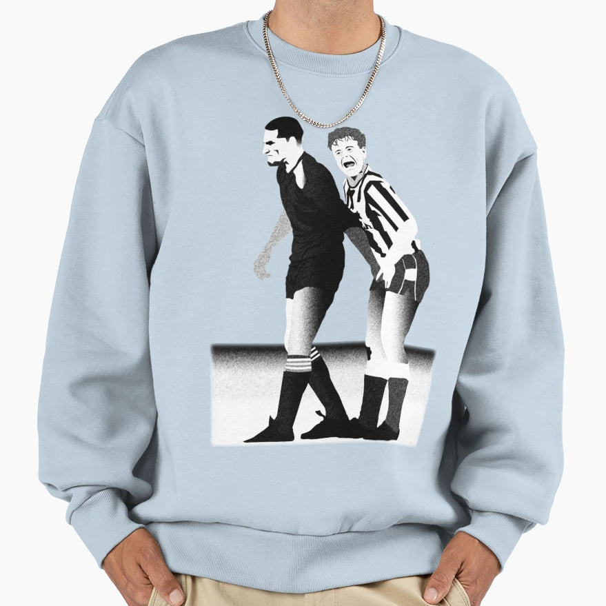 Gazza And Vinnie Jones Infamous Crotch Sweatshirt - Trendy Graphic Unisex - T-Shirt, Sweatshirt, Hoodie