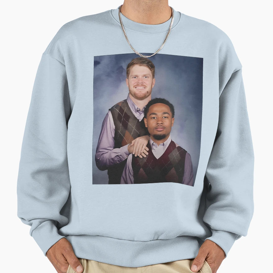 Funny Sam Darnold Jaxon Smith Njigba Sweatshirt - Graphic Print Men Women - T-Shirt, Sweatshirt, Hoodie
