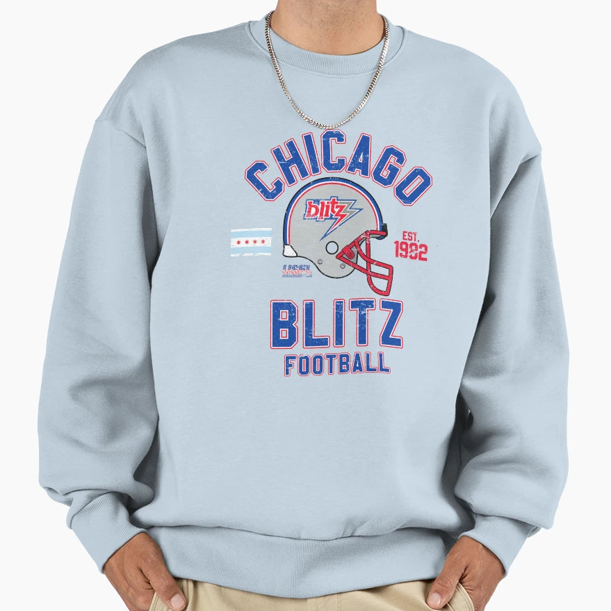 Chicago Blitz Sweatshirt - Minimalist Print Men Women - T-Shirt, Sweatshirt, Hoodie