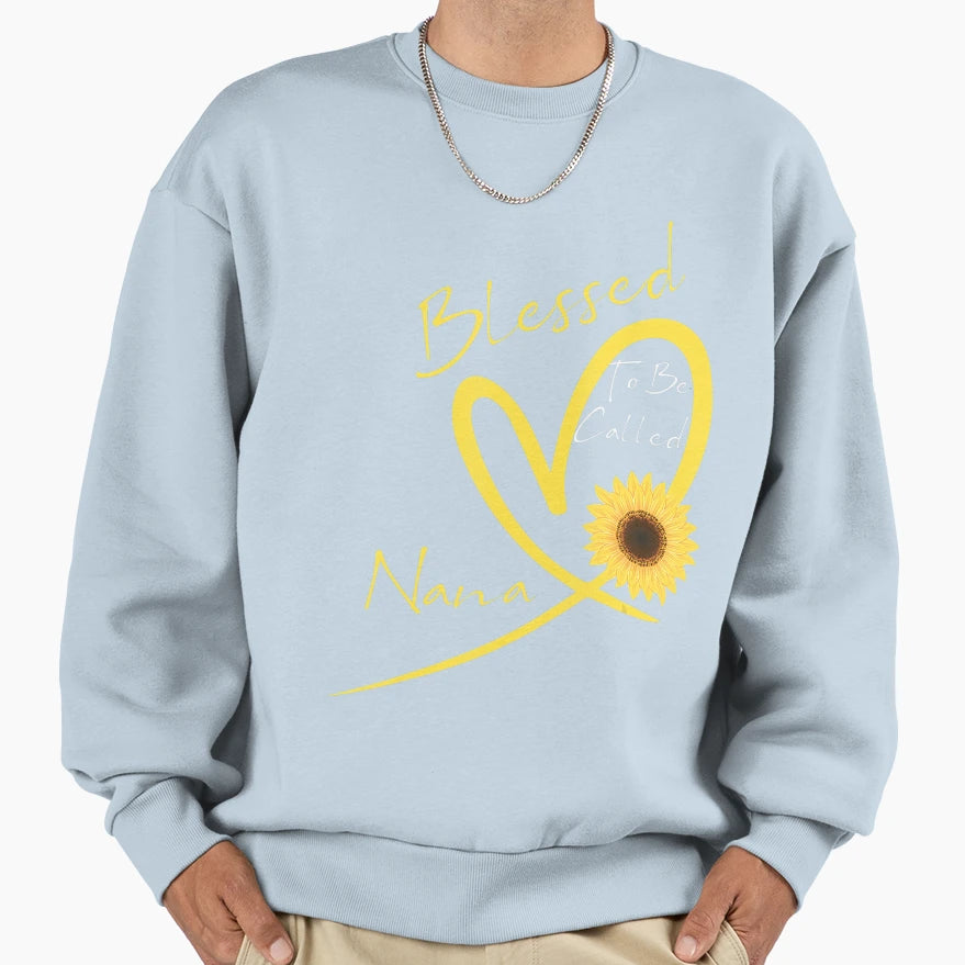 Blessed To Be Called Nana Sweatshirt - Aesthetic Graphic Men Women - T-Shirt, Sweatshirt, Hoodie