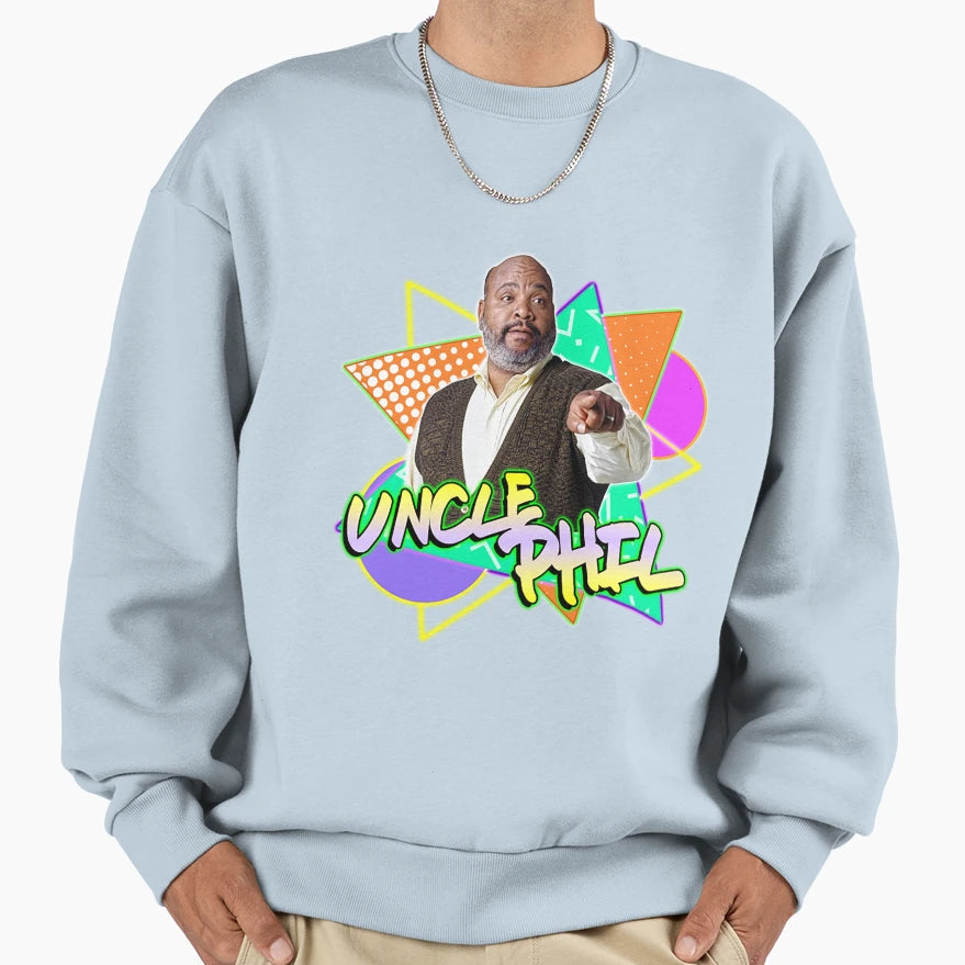 Uncle Phil Fresh Prince 90S Fan Art Sweatshirt - Unique Graphic Men Women - T-Shirt, Sweatshirt, Hoodie