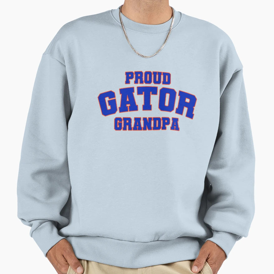 Proud Gator Grandpa Sweatshirt - Minimalist Print for Adults - T-Shirt, Sweatshirt, Hoodie