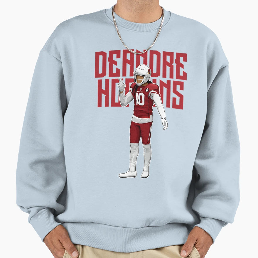 Deaandre Hopkins Celebrates 10 Bold Sweatshirt - Custom Art Print Men Women - T-Shirt, Sweatshirt, Hoodie
