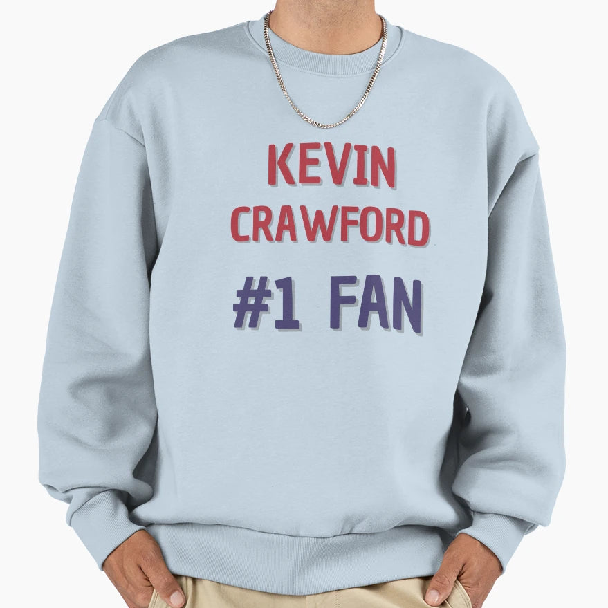 Kevin Crawford 1 Fan Sweatshirt - Custom Art Print for Adults - T-Shirt, Sweatshirt, Hoodie