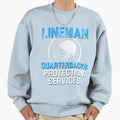 Lineman Protection Offensive Sweatshirt - Custom Art Print Men Women - T-Shirt, Sweatshirt, Hoodie