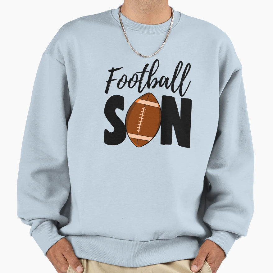 Football Son Sweatshirt - Minimalist Print for Adults - T-Shirt, Sweatshirt, Hoodie