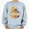Grandma Pumpkin Leopard Suower Halloween T-Shirt - Trendy Graphic Men Women - T-Shirt, Sweatshirt, Hoodie