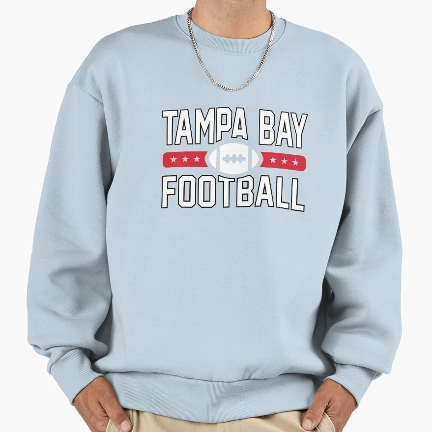 Tampa Bay Football Sweatshirt - Trendy Graphic Men Women - T-Shirt, Sweatshirt, Hoodie