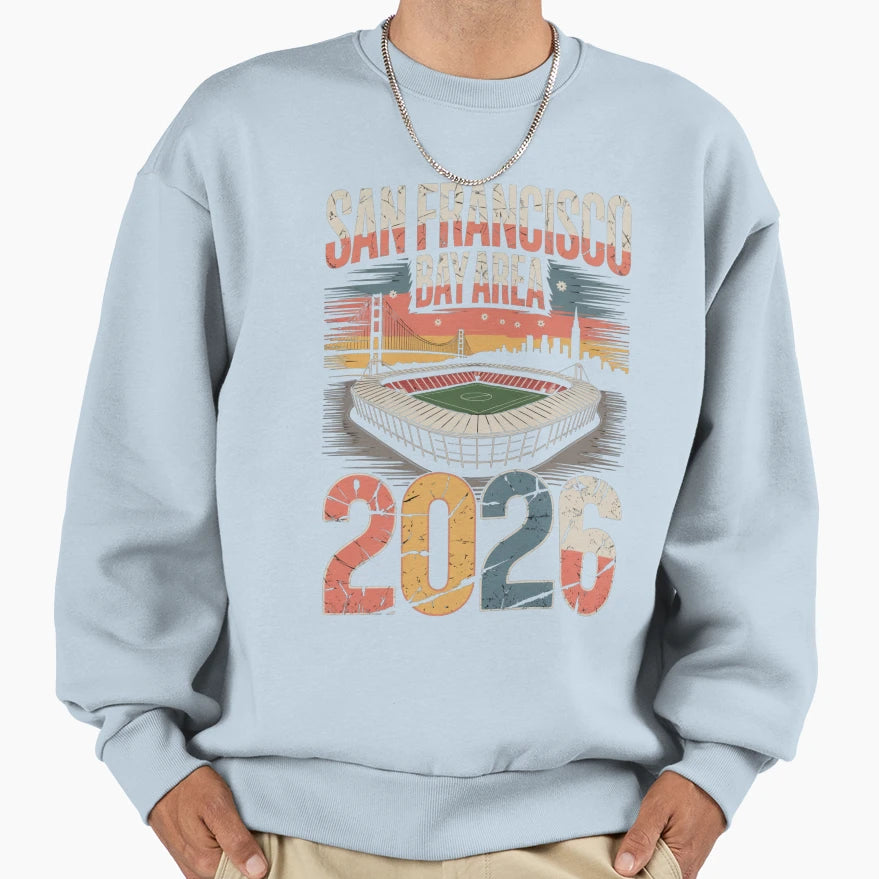 San Francisco Bay Area Golden Gate T-Shirt - Aesthetic Graphic for Adults - T-Shirt, Sweatshirt, Hoodie