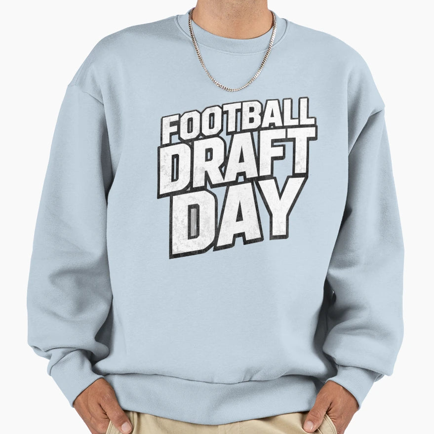 Football Draft Day 3 Sweatshirt - Trendy Graphic Unisex - T-Shirt, Sweatshirt, Hoodie