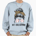 T Ball Grandma Life Messy Bun Leopard T-Shirt - Graphic Print Men Women - T-Shirt, Sweatshirt, Hoodie