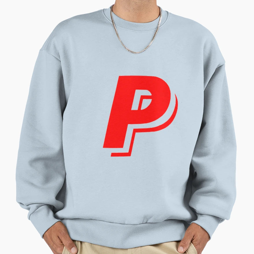 Paypal Red Colour Sweatshirt - Graphic Print for Adults - T-Shirt, Sweatshirt, Hoodie