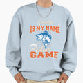 Grandpa Is My Name Fishing Is My Game Sweatshirt - Custom Art Print Unisex - T-Shirt, Sweatshirt, Hoodie