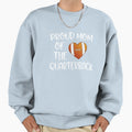 Proud Mom Quarterback Gift Sweatshirt - Aesthetic Graphic for Adults - T-Shirt, Sweatshirt, Hoodie