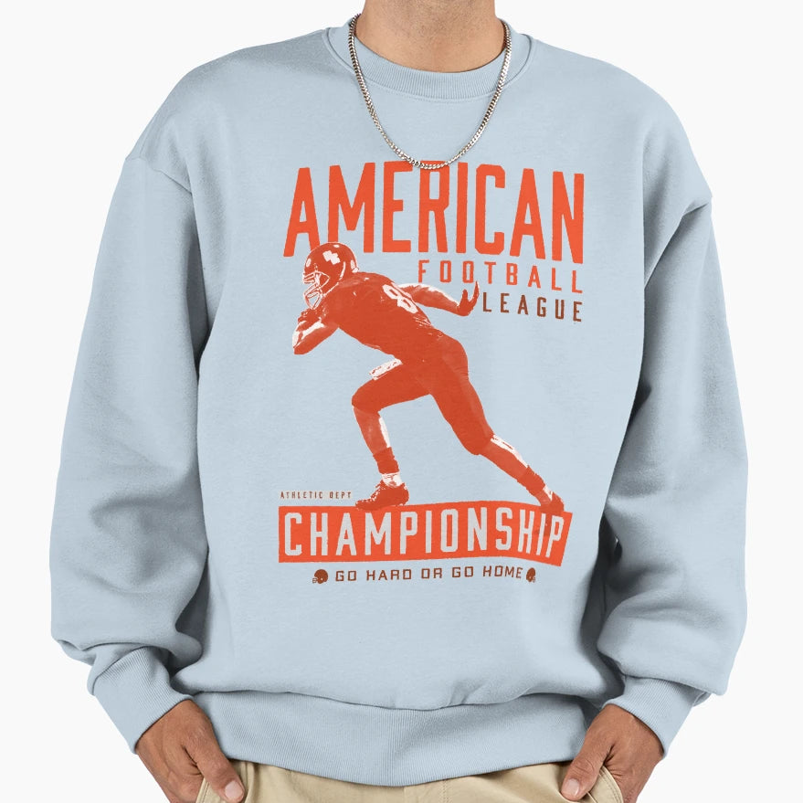 Gridiron Football Sweatshirt - Aesthetic Graphic Men Women - T-Shirt, Sweatshirt, Hoodie
