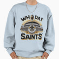 Who Dat Sweatshirt - Minimalist Print for Adults - T-Shirt, Sweatshirt, Hoodie