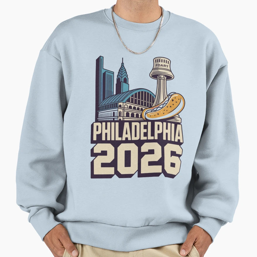 Philadelphia 2026 Liberty Bell Stadium T-Shirt - Trendy Graphic for Adults - T-Shirt, Sweatshirt, Hoodie