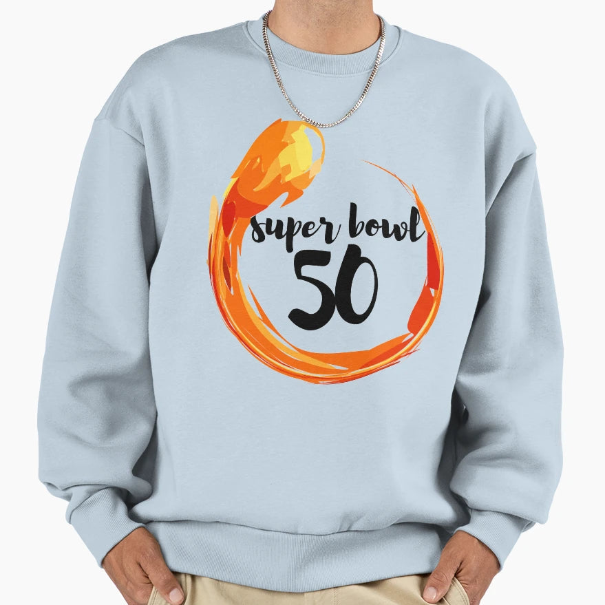 Super Bowl 50 Sweatshirt - Streetwear Style Men Women - T-Shirt, Sweatshirt, Hoodie