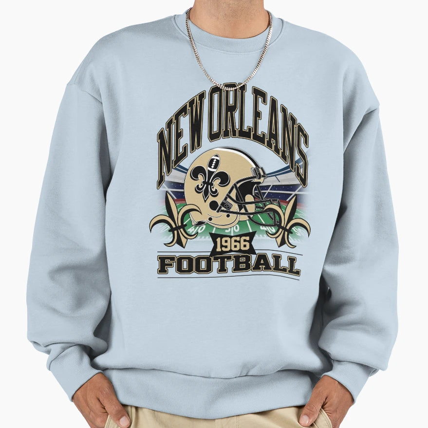 New Orleans Football Gridiron Legacy Sweatshirt - Graphic Print for Adults - T-Shirt, Sweatshirt, Hoodie