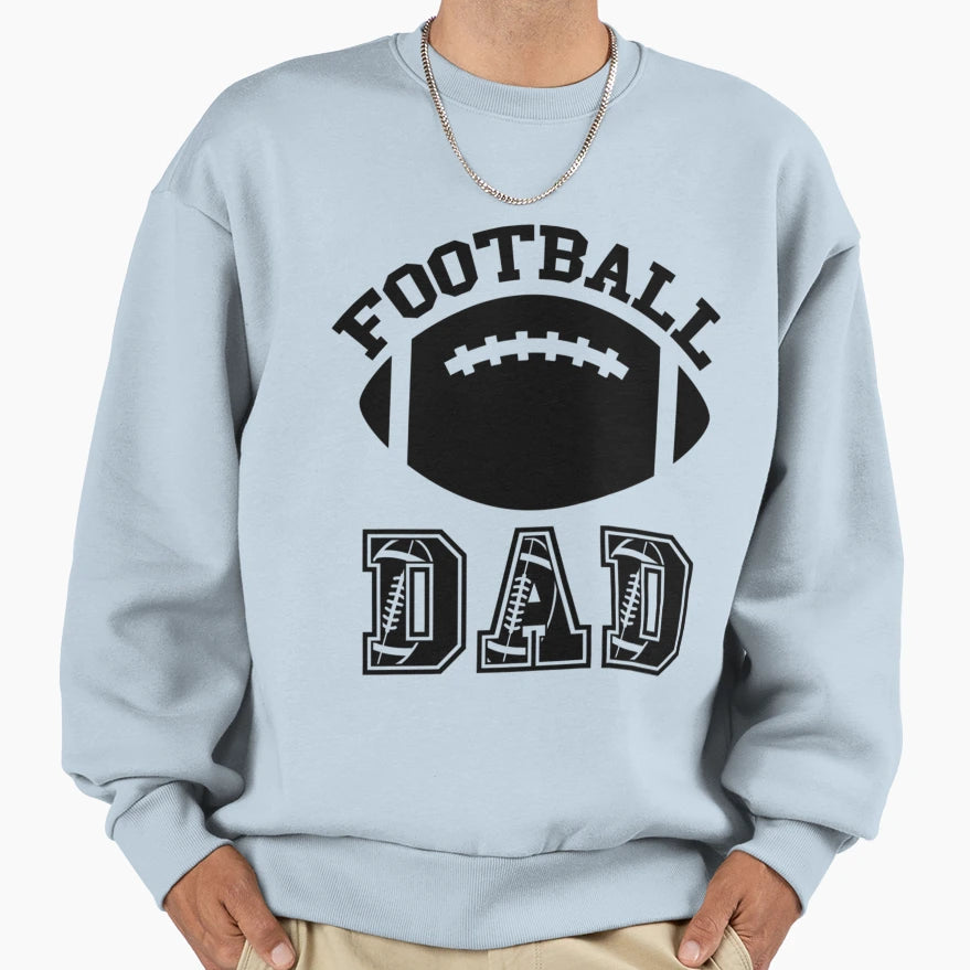 Funny Football Gift Football Dad T-Shirt - Minimalist Print Unisex - T-Shirt, Sweatshirt, Hoodie