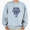 Cheer Dad Qchs Sweatshirt - Fun Novelty Design for Adults - T-Shirt, Sweatshirt, Hoodie