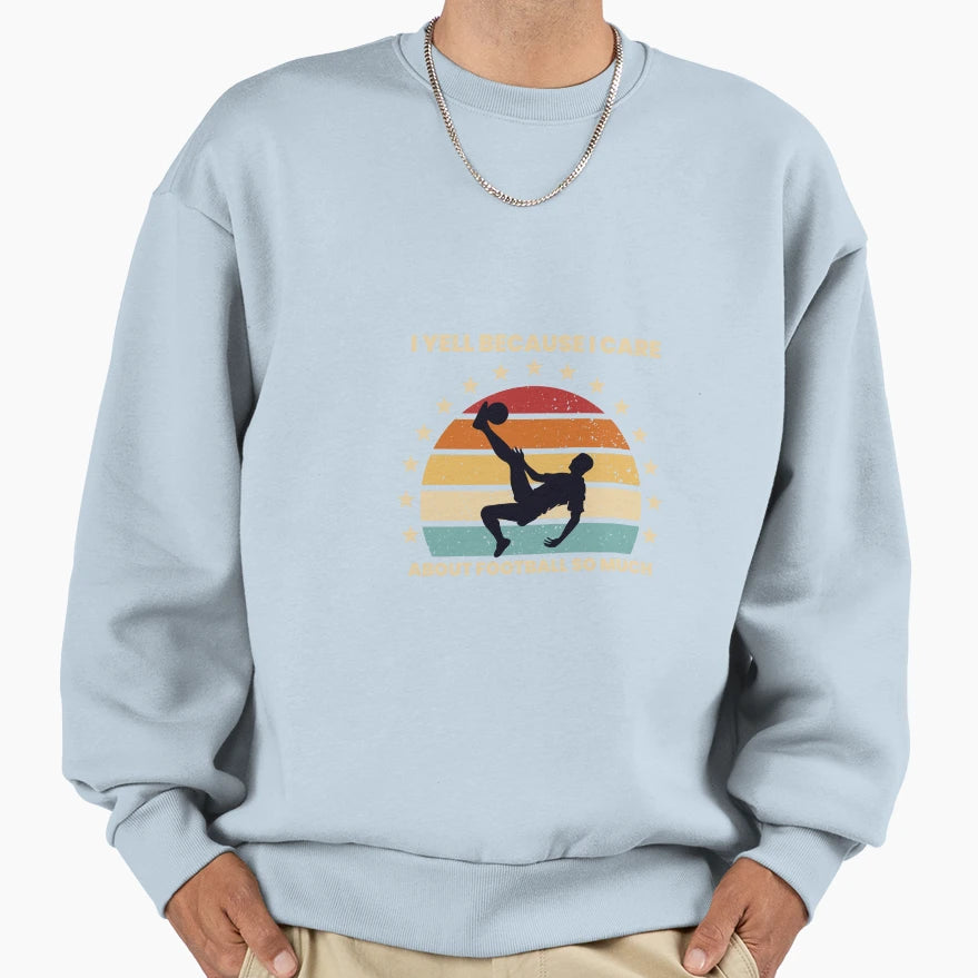 Exclusive Game Day I Yell Because I T-Shirt - Novelty Apparel Men Women - T-Shirt, Sweatshirt, Hoodie