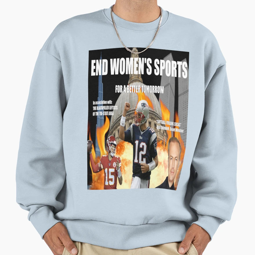 End Womens Sports Sweatshirt - Minimalist Print Unisex - T-Shirt, Sweatshirt, Hoodie