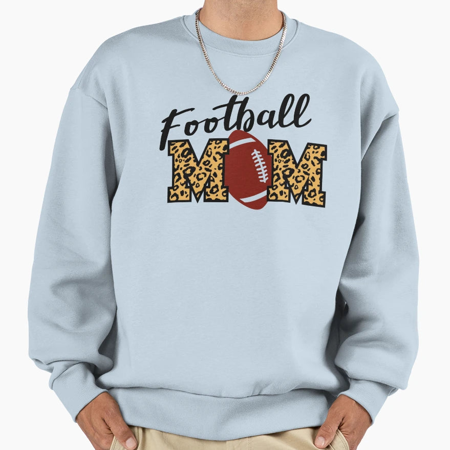 Football Mom Sweatshirt - Trendy Graphic for Adults - T-Shirt, Sweatshirt, Hoodie