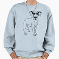 Friendly Great Dane Sitting Calmly Sweatshirt - Aesthetic Graphic Unisex - T-Shirt, Sweatshirt, Hoodie