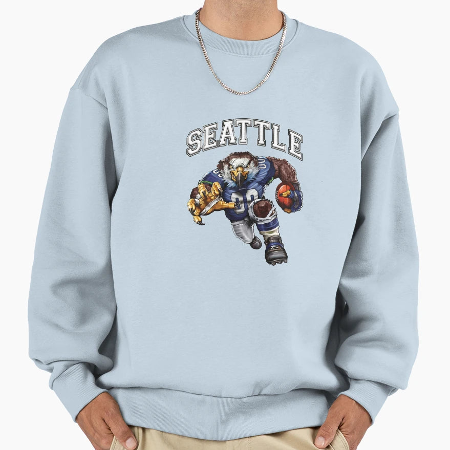 Seattle Football Sweatshirt - Fun Novelty Design Men Women - T-Shirt, Sweatshirt, Hoodie