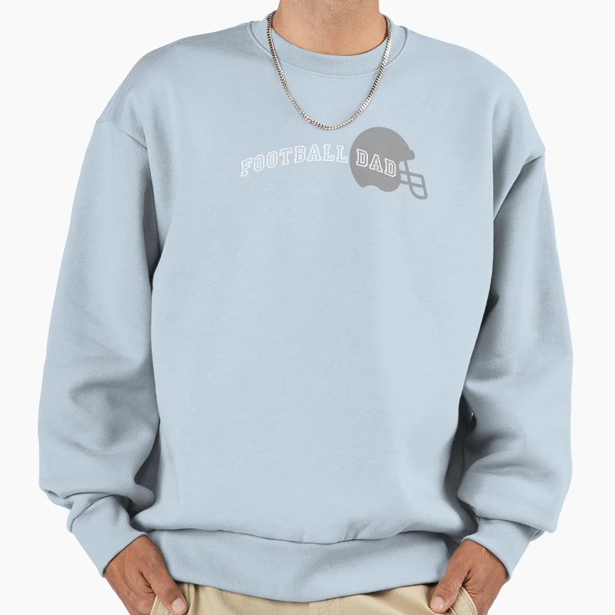 Football Dad Sweatshirt - Trendy Graphic for Adults - T-Shirt, Sweatshirt, Hoodie