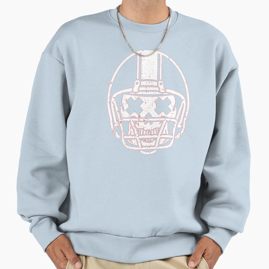 Football Sport Helmt Sweatshirt - Trendy Graphic Men Women - T-Shirt, Sweatshirt, Hoodie