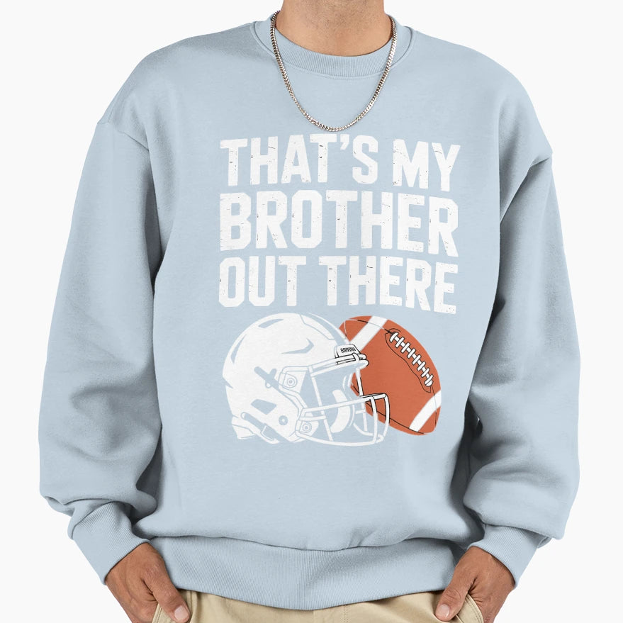 Football Family Support Cheer Sweatshirt - Aesthetic Graphic Men Women - T-Shirt, Sweatshirt, Hoodie
