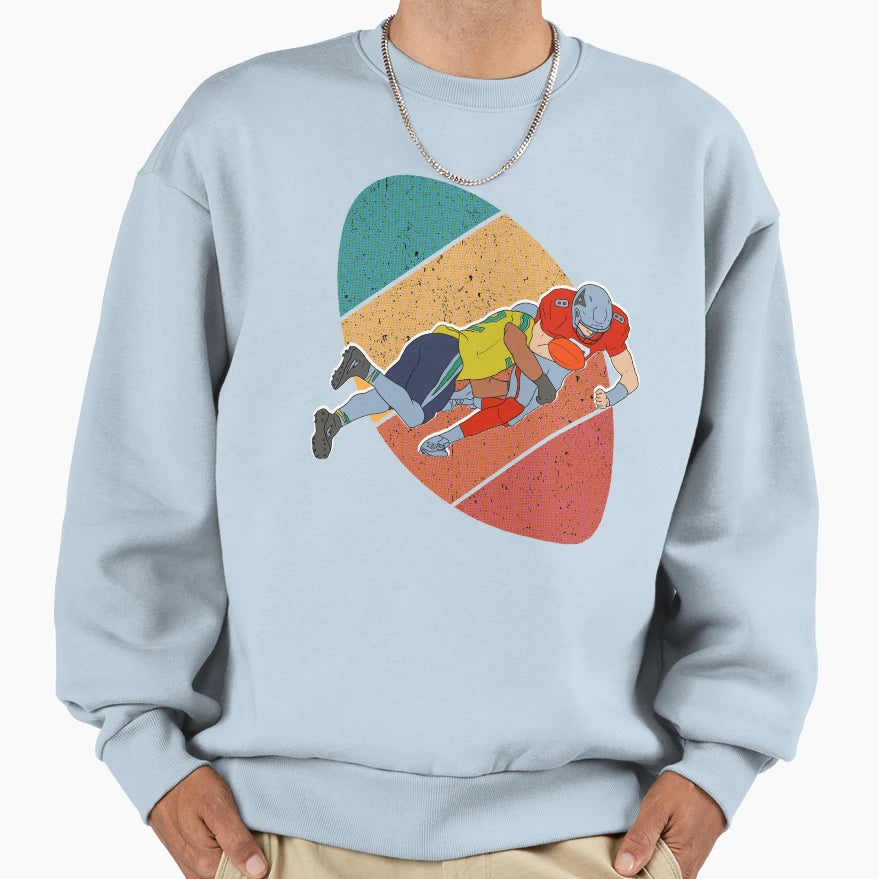 American Football Funny Sweatshirt - Aesthetic Graphic Unisex - T-Shirt, Sweatshirt, Hoodie