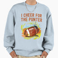 I Cheer Punter Colorful Football Sweatshirt - Minimalist Print Men Women - T-Shirt, Sweatshirt, Hoodie