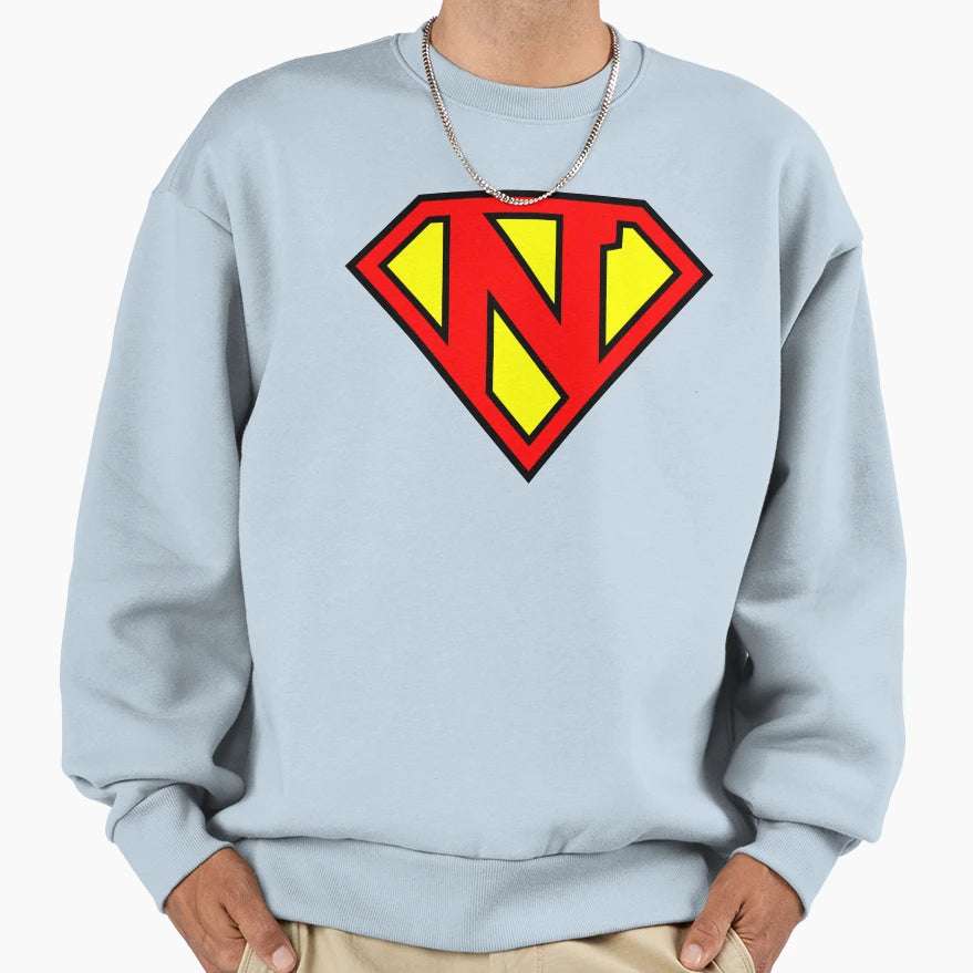 Letter N Super Letter Vol 1 Sweatshirt - Graphic Print Men Women - T-Shirt, Sweatshirt, Hoodie
