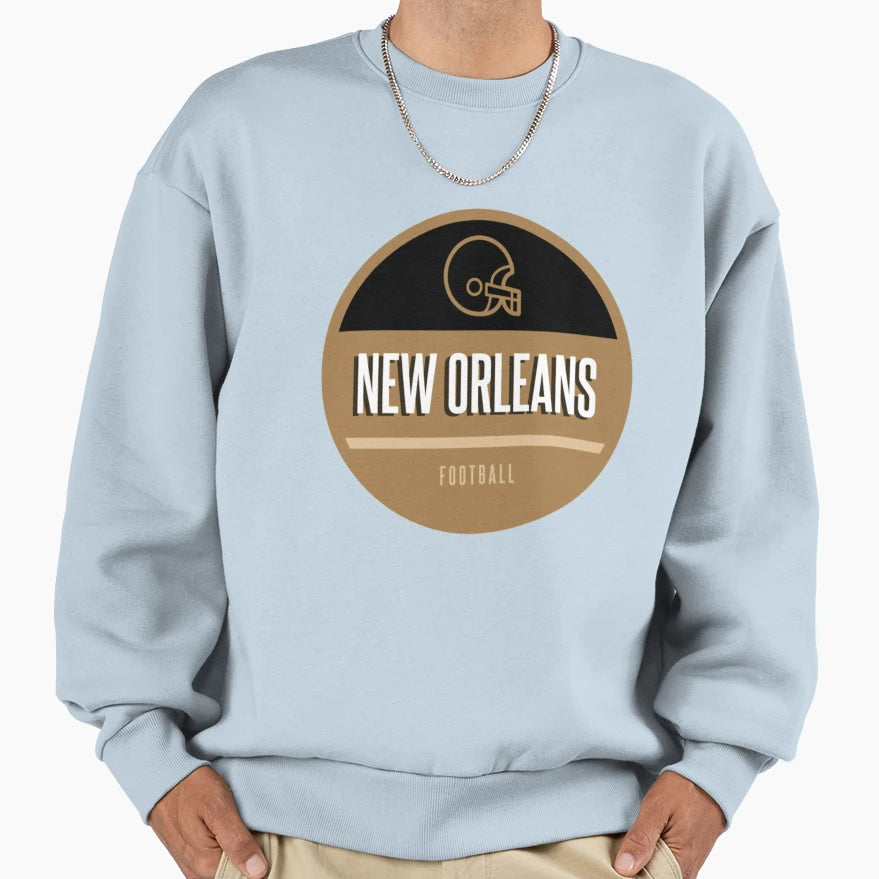 New Orleans Football Sweatshirt - Streetwear Style Unisex - T-Shirt, Sweatshirt, Hoodie