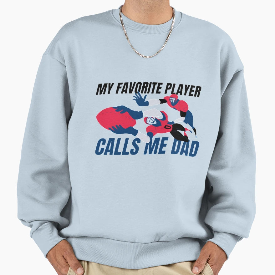 Rugby Father Sweatshirt - Graphic Print Unisex - T-Shirt, Sweatshirt, Hoodie