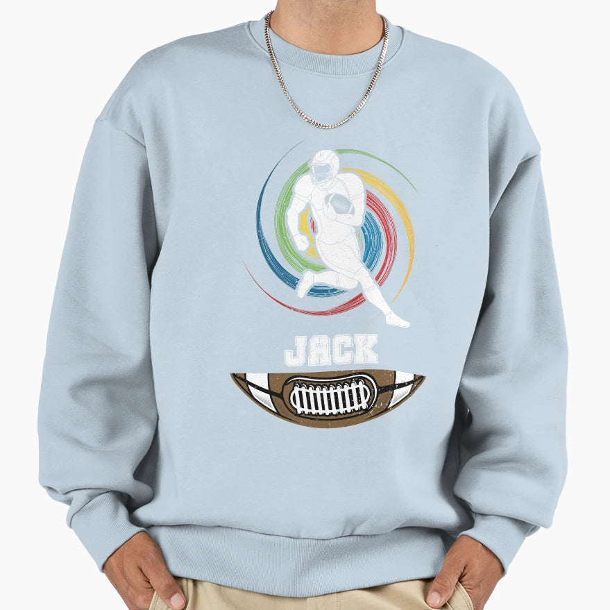 Jack Birthday Football Ball Sweatshirt - Streetwear Style for Adults - T-Shirt, Sweatshirt, Hoodie