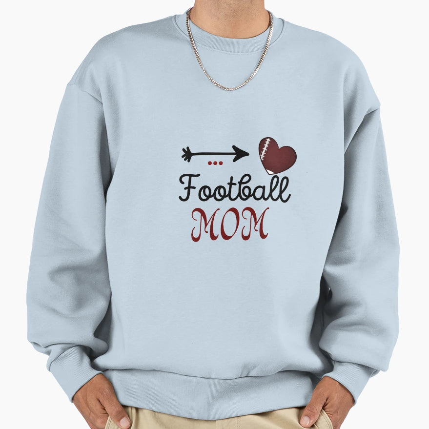 Football Mom T Shirts T-Shirt - Unique Graphic Unisex - T-Shirt, Sweatshirt, Hoodie