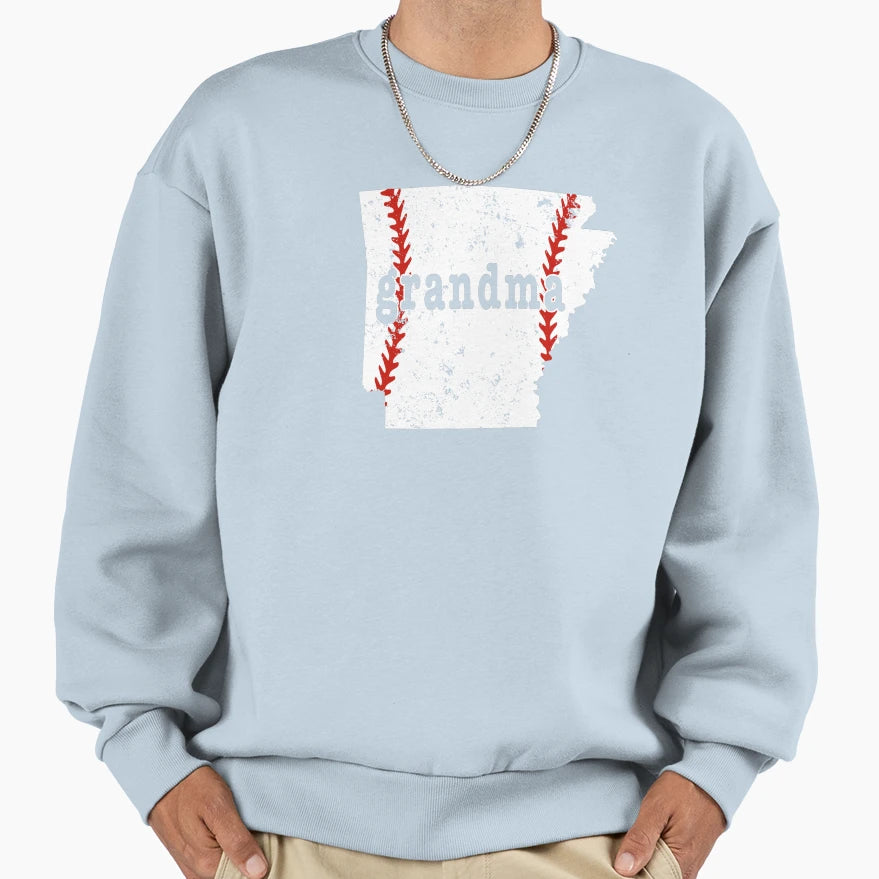 Best Softball Grandma Arkansas T-Shirt - Novelty Apparel for Adults - T-Shirt, Sweatshirt, Hoodie