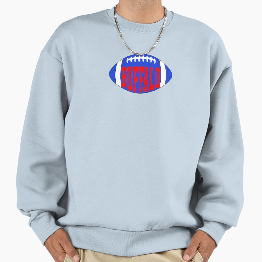 Buffalo Football Sweatshirt - Minimalist Print for Adults - T-Shirt, Sweatshirt, Hoodie